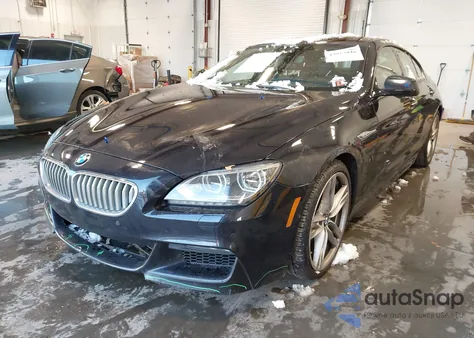 2015 BMW 650I Gran Coupe xDrive из США, поврежденный, VIN WBA6B4C56FD761732